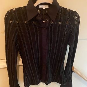 Woman’s black blouse